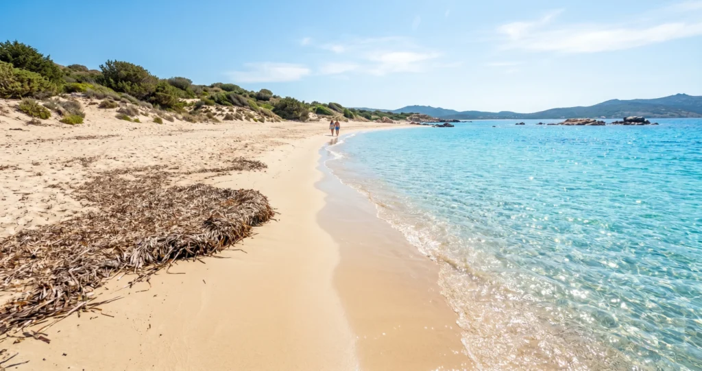 Spiagge senza alghe in Sardegna